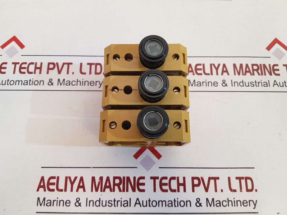 Set of 3x weidmuller saks 2 fuse terminal block