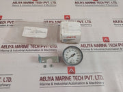 Weiss 0-200 Psi Pressure Gauge Back Panel Mount