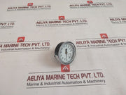 Weiss 0-200 Psi Pressure Gauge Back Panel Mount