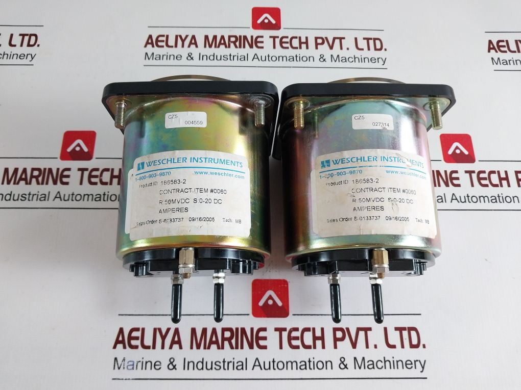 Weschler Instruments Weschler 186583-2 Ammeter – Accurate 0-20 DC Ampere Range – Aeliya Marine