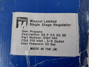 Wescol 0101-140 Single Stage Regulator Ss P 3.5 2G Se (New)