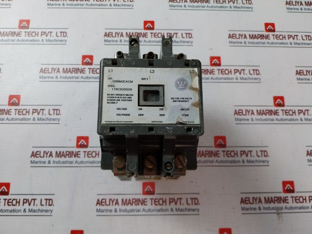 Westinghouse A200M3Cacm Starter Motor Magnetic 460-575V 100Hp