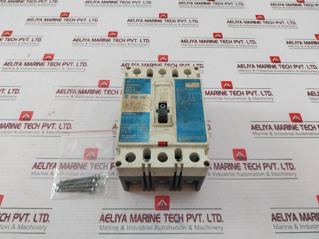 Westinghouse Electric Ehd3030V Circuit Breaker Series C 30Amp