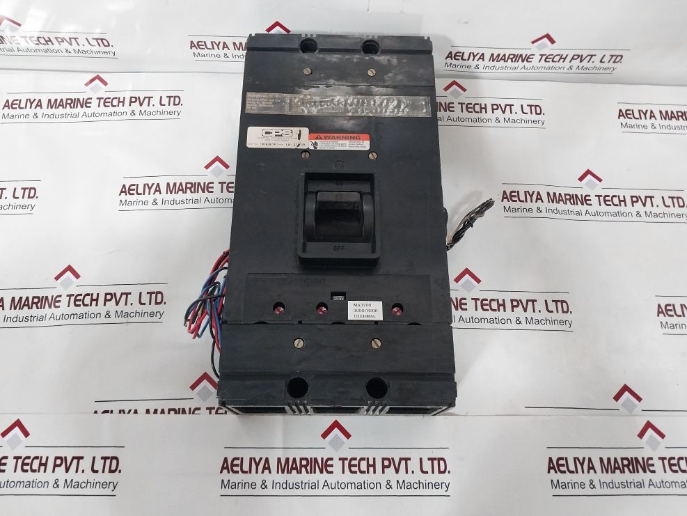 Westinghouse Ma3800F Circuit Breaker 600V Ac 3 Pole 800A Max.