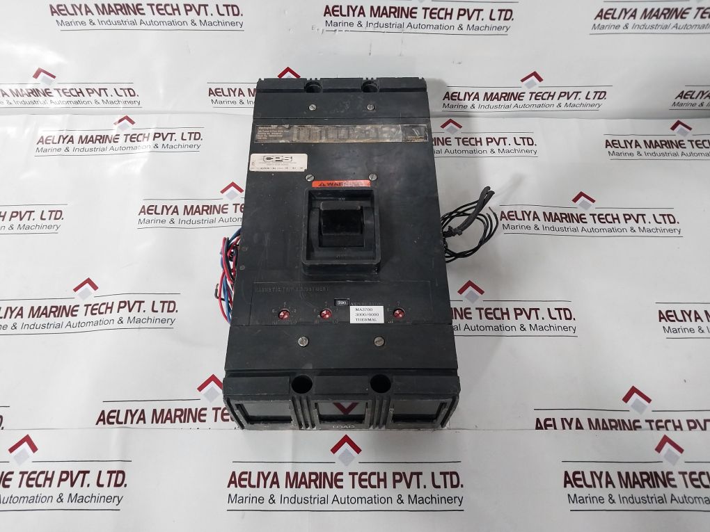 Westinghouse Ma3800F Circuit Breaker 3 Pole 600V Ac 800A Max.