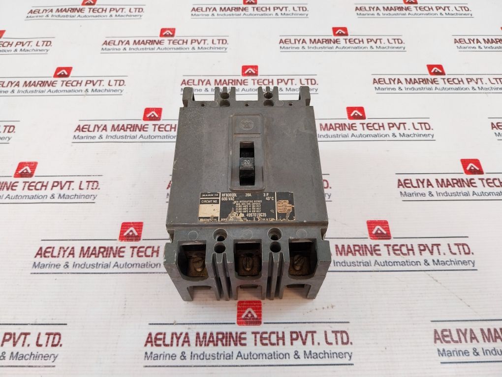 Westinghouse Mark 75 Hfb3020L Circuit Breaker 3-pole 600Vac