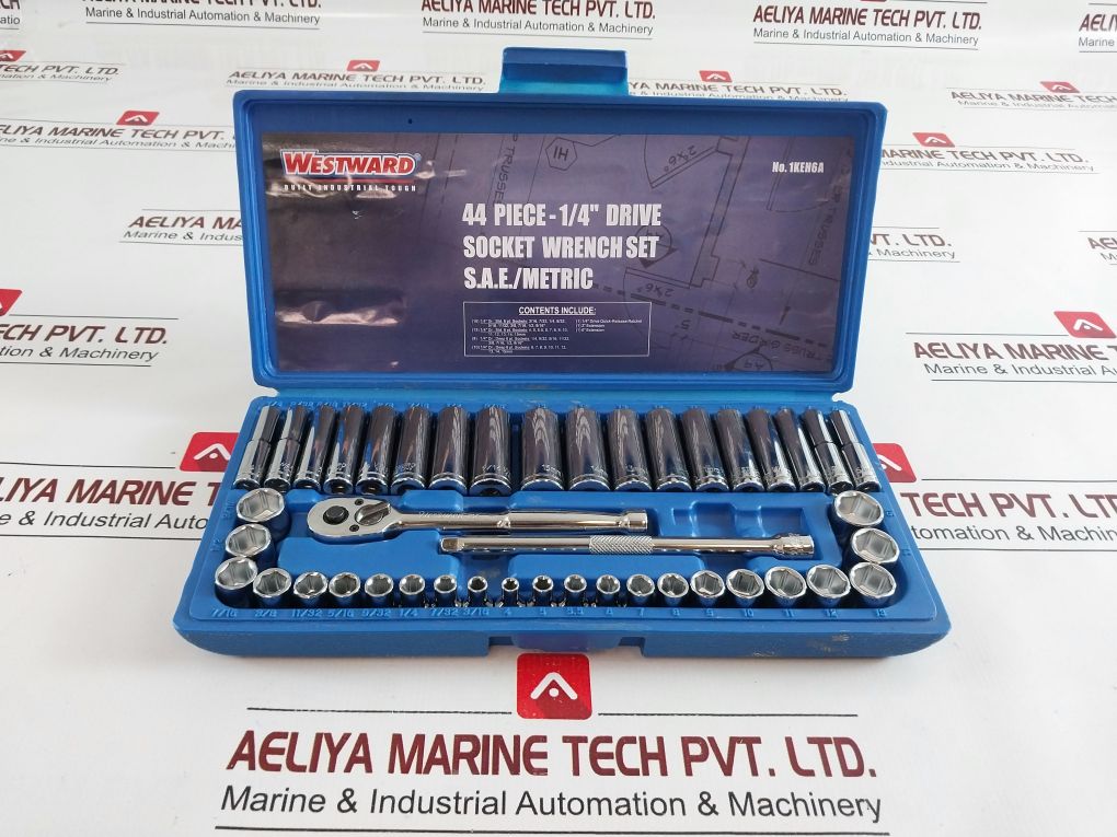 Westward 1Keh6A Socket Wrench Set