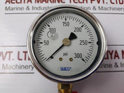 Wika 4227594 Hydraulic Pressure Gauge 0-300 Psi 2-1/2â€ Face