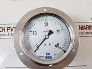 Wika En837-1 Cl. 1.0 Pressure Gauge 0-40 Bar