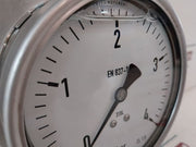 Wika En 837-1 Pressure Gauge 0-4 Bar