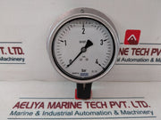 Wika En 837-1 Pressure Gauge 0-4 Bar