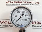 Wika En 837-1 Pressure Gauge 0 To 1000 Bar