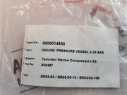 Wika En 837-1 Pressure Gauge 0 To 25 Bar,0 To 350 Psi