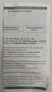Wika Is-20-f Pressure Transmitter 14041869 Dc11…30V
