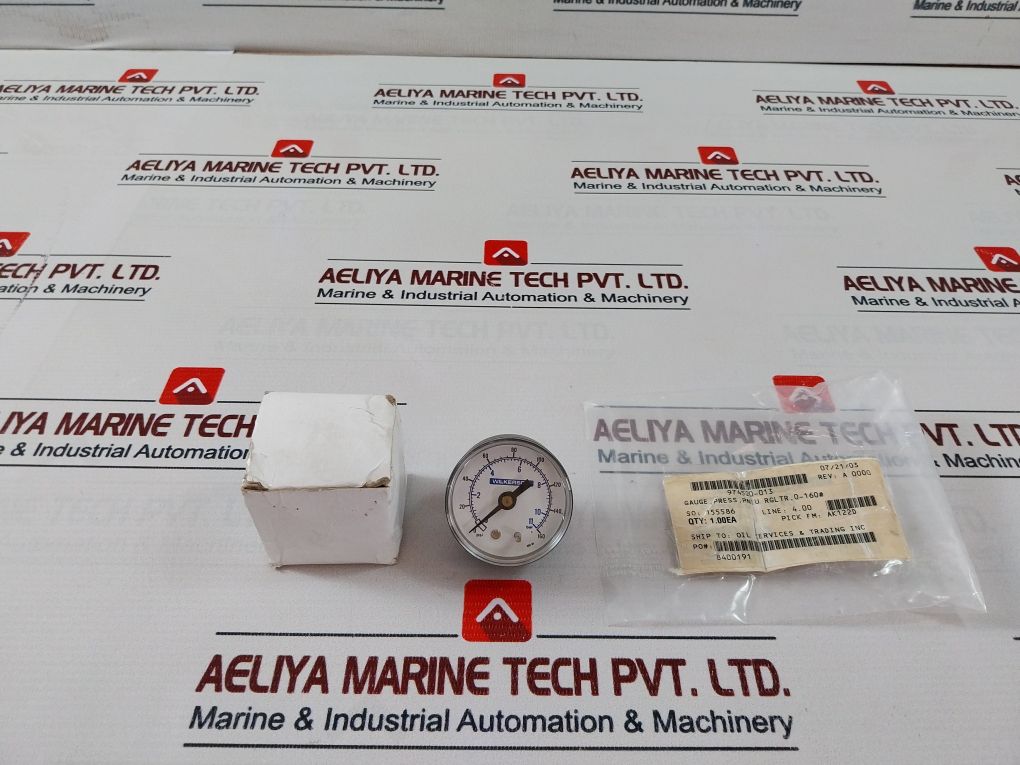 Wilkerson 094 04 Pressure Gauge 0-160 Psi 0-11 Bar