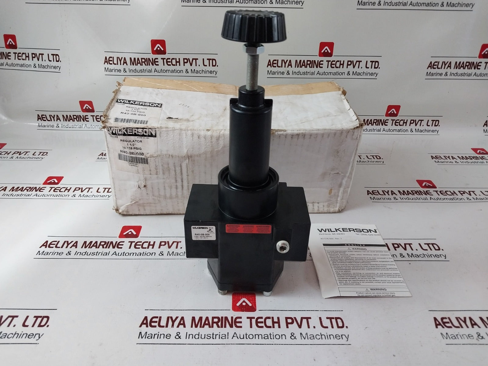 Wilkerson R40-0B-000 1 1/2" Air Flow Regulator 10-125 Psig