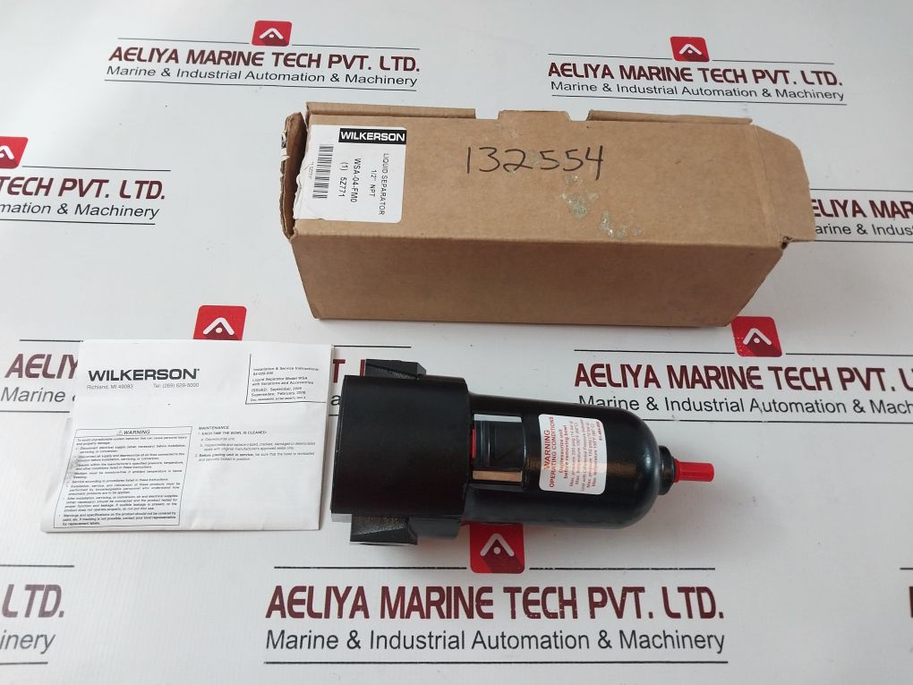 Wilkerson Wsa-04-fm0 Separator Condensate 1/2 Inch