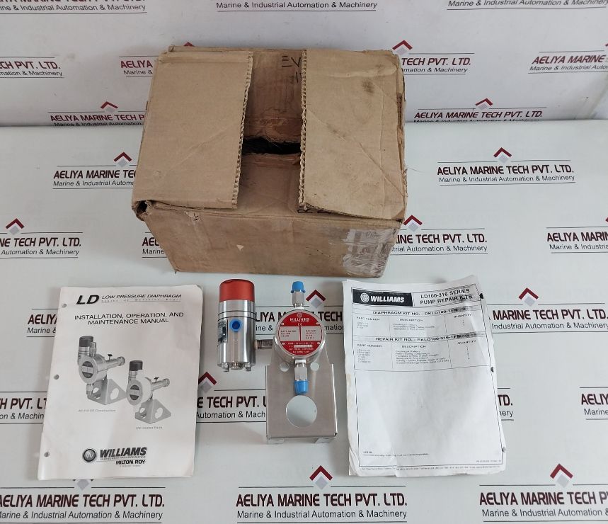 Williams Milton Roy Ld100-316-tfe Low Pressure Diaphragm Metering Pump