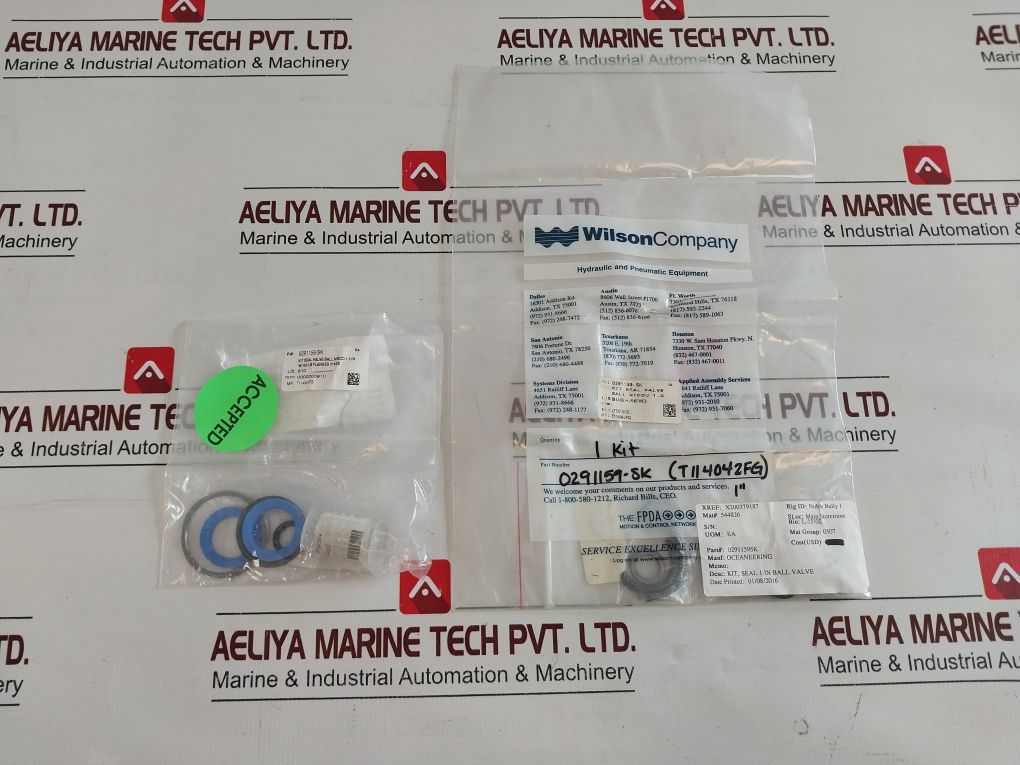 Wilson/Oceaneering 0291159-sk Seal Kit
