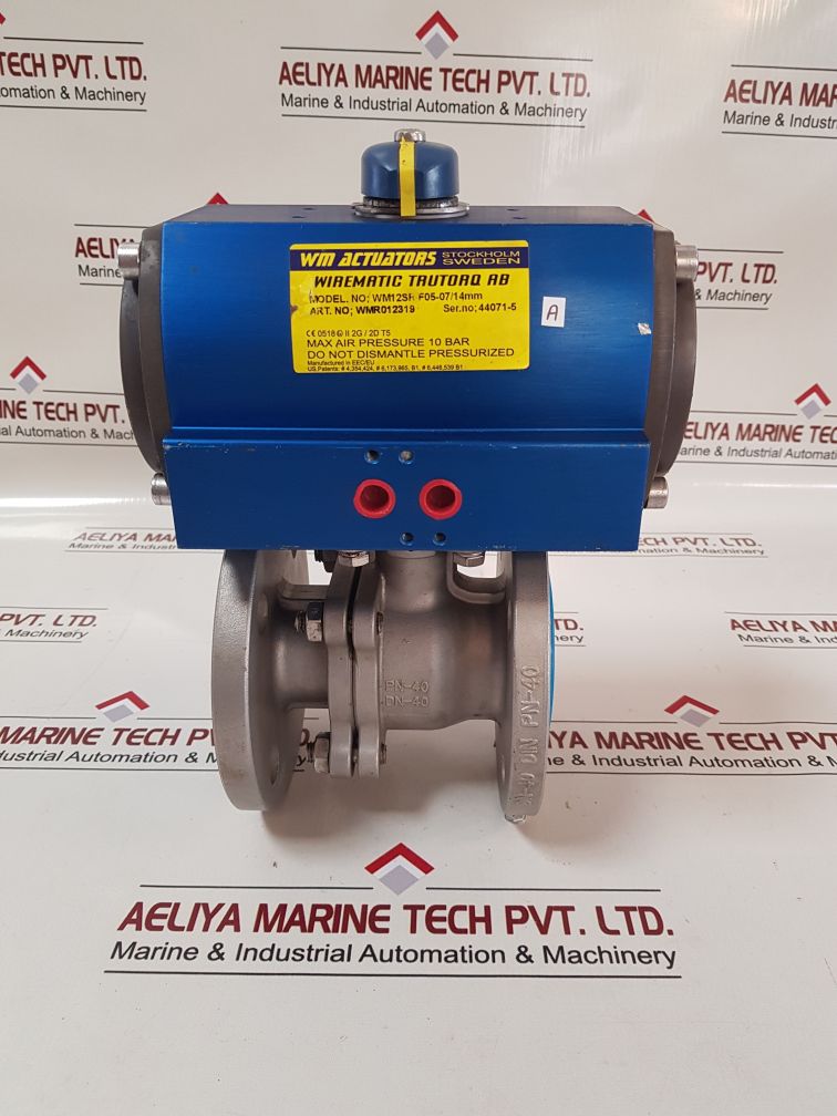 Wirematic Wmr012319 Actuator Complete/Ball Valve Wm12Sr F05-07/14Mm