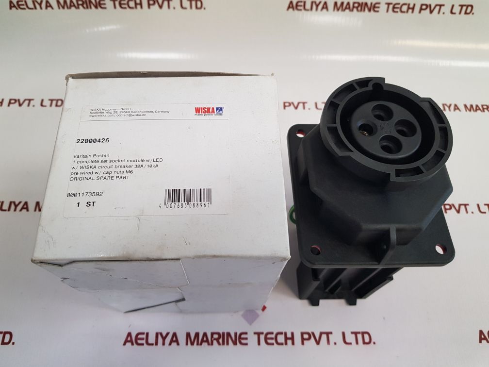 Wiska 22000426 W/Wiska Circuit Breaker 32A/10Ka