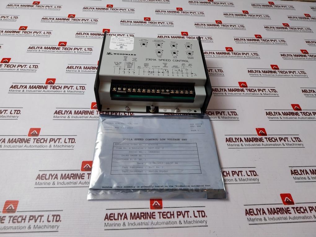 Woodward 2301A Speed Control 9907-014 Rev J 10-40Vdc