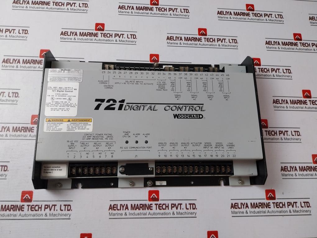 Woodward 8280-303 D 721 Digital Control Rev G
