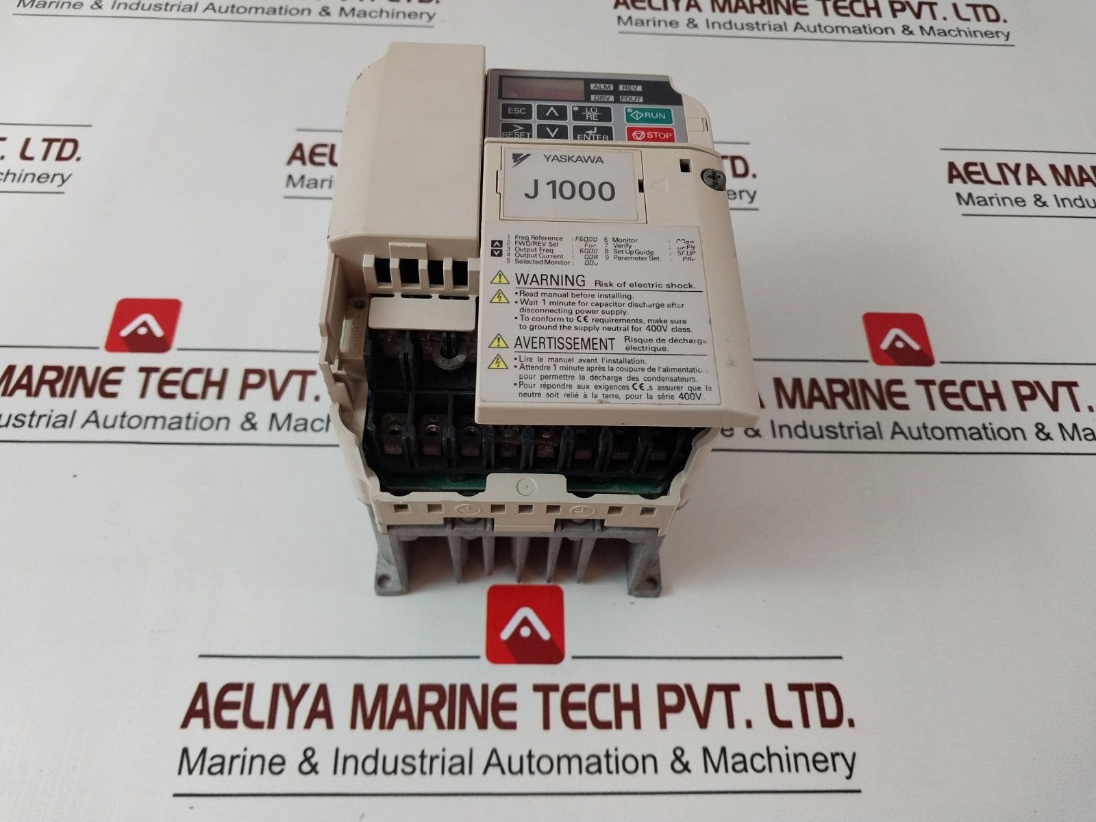 Yaskawa Cimr-jt4A0004Baa Inverter 0.75Kw Rev: A J1000