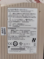 Yaskawa Sgdv-200A11A002000 Servopack Servo Driver