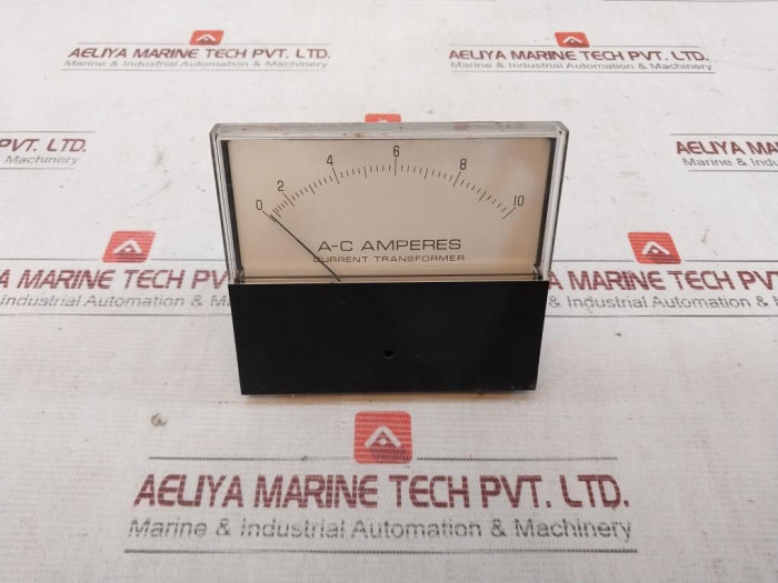 Yew 0-10 A-c Amperes Panel Meter 251440Lsmt7, Ac Amp I/V Rtg 0-5A