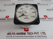 Yokogawa 186584-7 Amp Meter 0-1200
