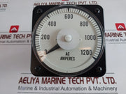 Yokogawa 186584-7 Amp Meter 0-1200