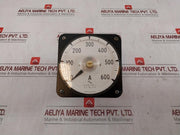 Yokogawa 2102 A.C. Ammeter 0-600A 500V B9050Tj 47211 C.T.600.5A