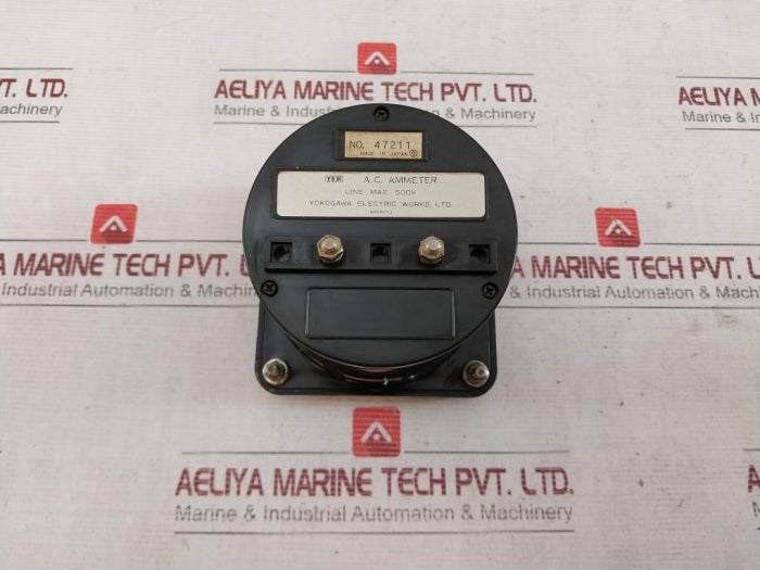 Yokogawa 2102 A.C. Ammeter 0-600A 500V B9050Tj 47211 C.T.600.5A
