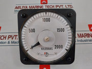 Yokogawa Db-16,-40 General Electric Dc Ammeter 0-2000 Kilovars