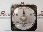 Yokogawa 100-0-100 Field Amps Meter Im-001-lens