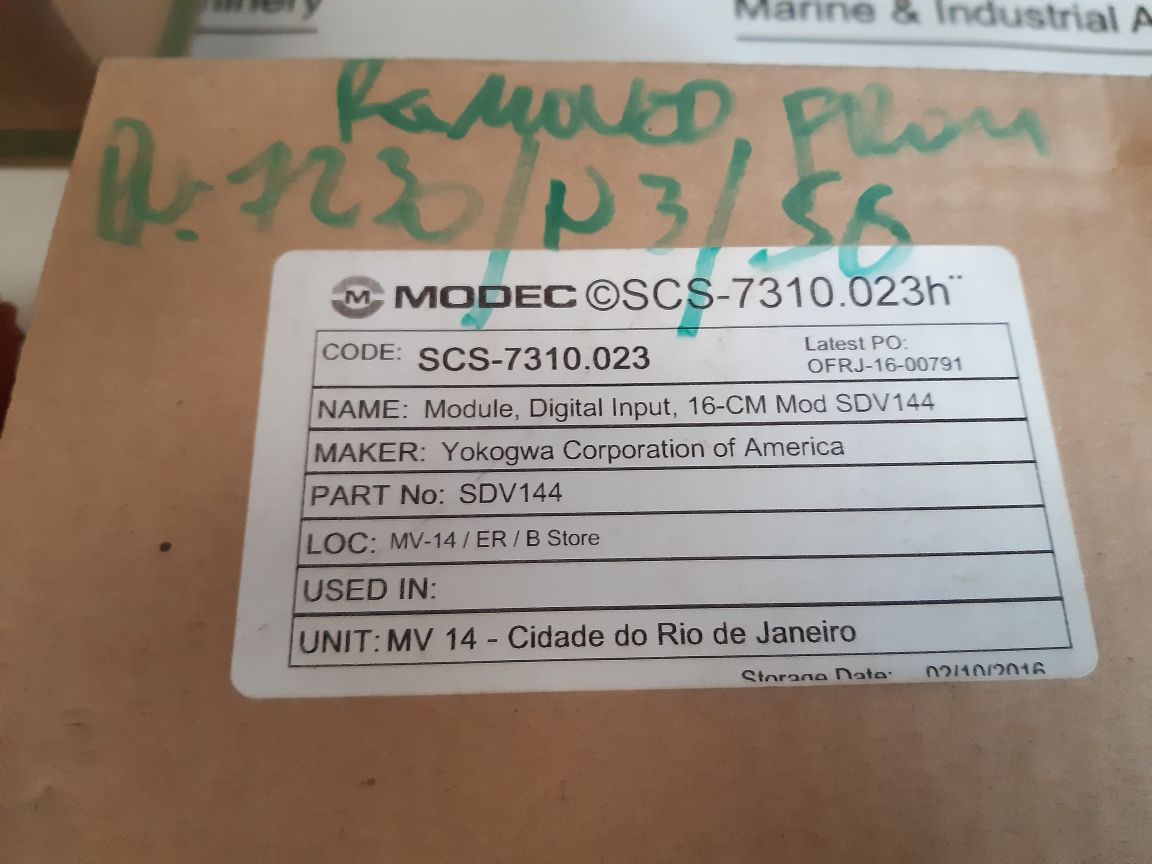Yokogawa Modec Sdv144 Digital Input Module