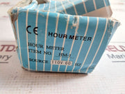Yokoyama Hm-1 Hour Meter 110V/120V 60Hz