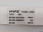 Lot Of 10X Yueqing Xingda D02 Fuse Link