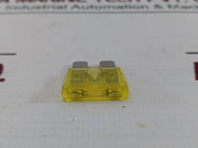 Lot Of 10X Zeeman Ats Standard Plug-in Fuse Yellow 20A, Rs-220-0842