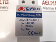 Zhongguang Hi-tech Zgzd4-15-48K1 Dc Power Supply Spd