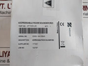 Ziton Zp755R-2R Red Addressable Room Sounder Cover 177401