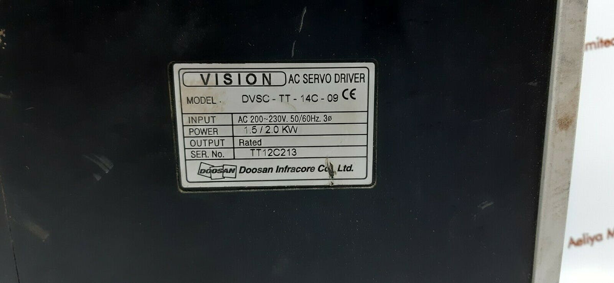 Doosan vision dvsc-tt-14c-09 ac servo driver ez6dvtt14c